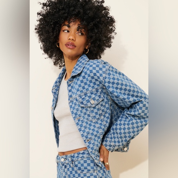 Anthropologie Jackets & Blazers - Anthropologie Dot and Lu Dames Denim Jacket in Denim Medium Blue, Size XS